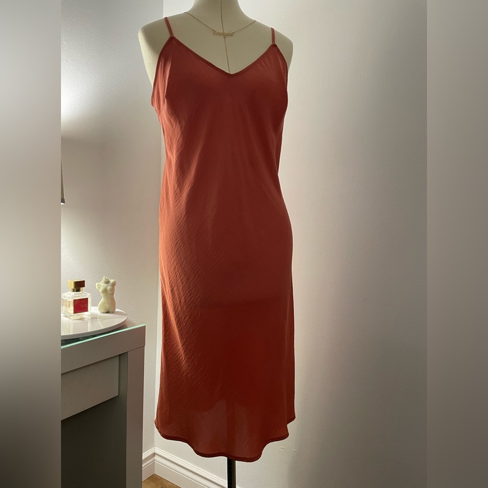 Peachy slip dress